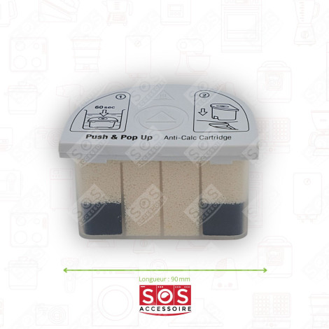 SET OF TWO ANTI-SCALE CARTRIDGES STEAM IRONS / STEAM GENERATOR IRONS - 9178005731, 9178020181