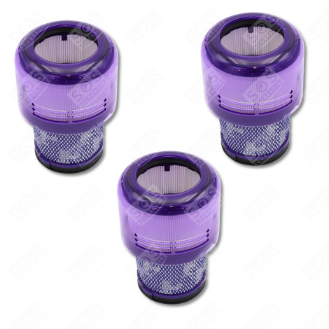SET OF 3 HEPA FILTERS COMPATIBLE WITH V11 V12 V15 VACUUM CLEANER  - 970013-02