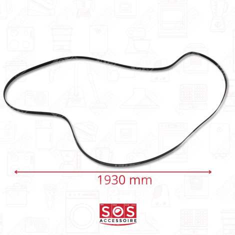 1930 H7 DRIVE BELT TUMBLE DRYER - 8996470700601