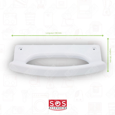 DOOR HANDLE (SOLD INDIVIDUALLY) REFRIGERATOR, FREEZER - 481949878494, 481249818347