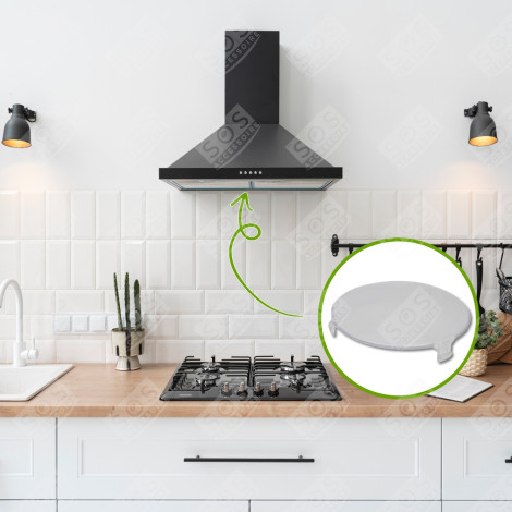 LIGHT DIFFUSER (PORTHOLE) EXTRACTOR HOOD - 3001T, C00131575