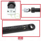SET OF 2 SHOCK ABSORBERS WASHING MACHINES - C00309597, C00140670