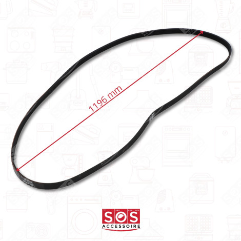 1196J5 DRIVE BELT WASHING MACHINES - 55X8338, 5PJ1196EL