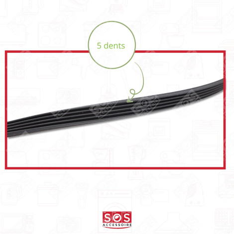 1196J5 DRIVE BELT WASHING MACHINES - 55X8338, 5PJ1196EL