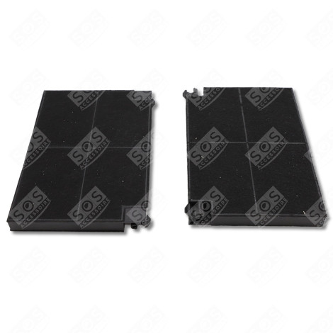 SET OF 2X ROBLIN 5403002 23CM X 15CM CARBON FILTERS EXTRACTOR HOOD - 5403002, EFF55