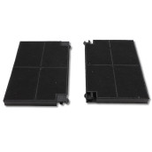Set of 2x ROBLIN 5403002 23cm x 15cm carbon filters