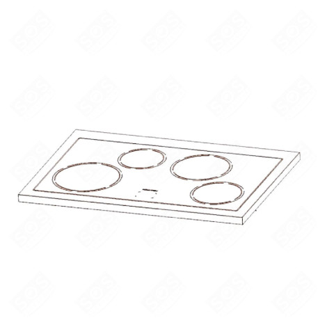 CERAMIC GLASS TOP GAS / ELECTRIC OVENS - 70039402