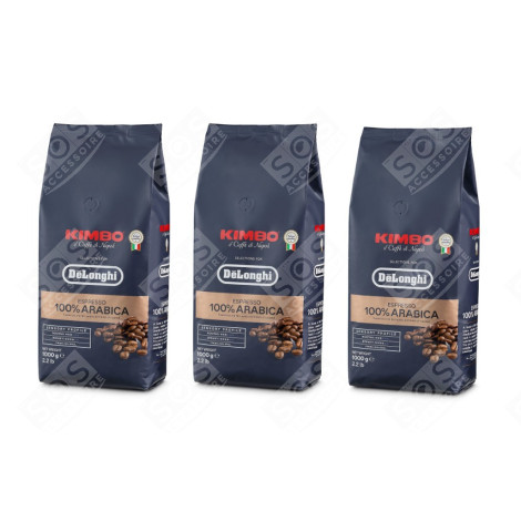 SET OF 3 PACKS OF KIMBO ARABICA COFFEE BEANS 1KG COFFEE MAKER, ESPRESSO - 5513215211, 5513282391