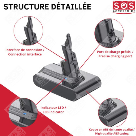 BATTERY V7 SV11 4000MAH VACUUM CLEANER  - 968670-02