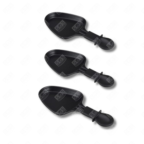 SET OF 3 RACLETTE PANS RACLETTE, GRILL, WOK - AS306002