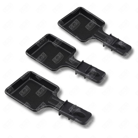 SET OF 3 RACLETTE PANS RACLETTE, GRILL, WOK - AS306001