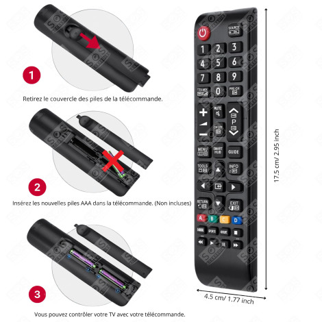 SMART REMOTE CONTROL READY TO USE SAMSUNG TELEVISIONS / TVS - BN59-01175N