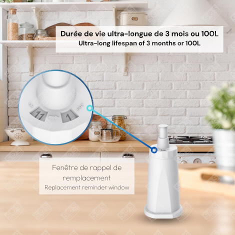 SET OF 6 SWISS WATER FILTERS SAGE, CLAROSWISS BES008 COFFEE MAKER, ESPRESSO - BES008, AS211011