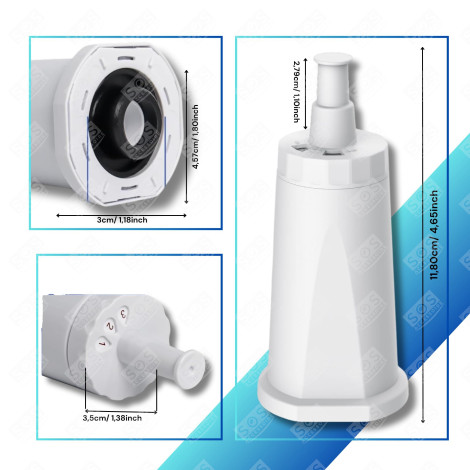 SET OF 10 WATER FILTERS SWISS SAGE, CLAROSWISS BES008 COFFEE MAKER, ESPRESSO - BES008, AS211011