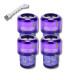 SET OF 4 HEPA FILTERS COMPATIBLE WITH V11 V12 V15 WITH CLEANING BRUSH VACUUM CLEANER  - 970013-02, 970013-02