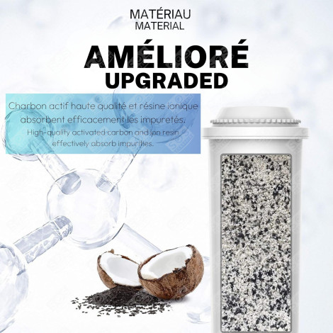 SET OF 12 WATER FILTERS CLARIS TZ60003 COFFEE MAKER, ESPRESSO - 00461732, 9000849514