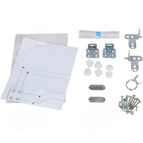 ORIGINAL DOOR MOUNTING KIT (SLIDES) DISHWASHER - 1784430296, C00919854