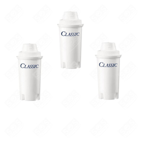 SET OF 3 ORIGINAL BRITA CLASSIC FILTERS KETTLE, WATER FILTER JUG - 205386