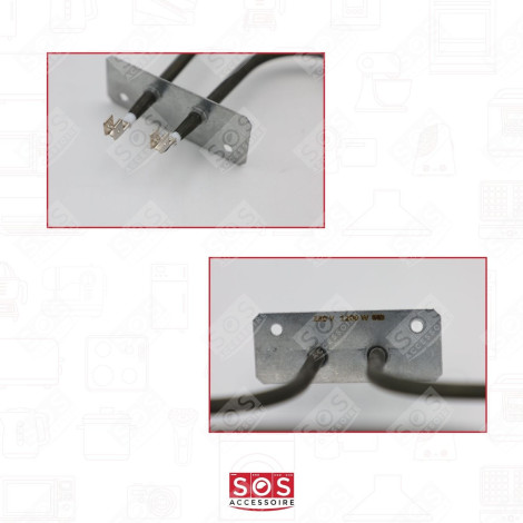 BOTTOM HEATING ELEMENT 1200 W GAS / ELECTRIC OVENS - 262900061, 262900099