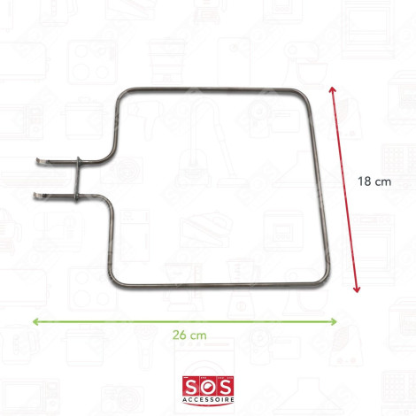 LOWER HEATING ELEMENT 1000W GAS / ELECTRIC OVENS - 8072470027