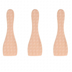 Set of 3 wooden paddles for pan, raclette spatulas