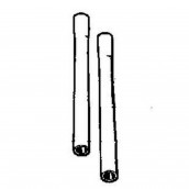 Double straight tube