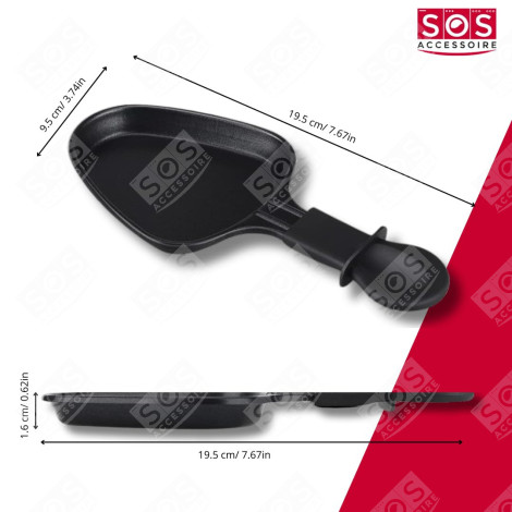 SET OF 6 RACLETTE DISHES AND 6 WOODEN SPATULAS RACLETTE, GRILL, WOK - AS306001, AS306003