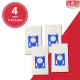 SET OF 4 BOXES OF 4 BAGS TYPE S-BAG VACUUM CLEANER  - 9001684589