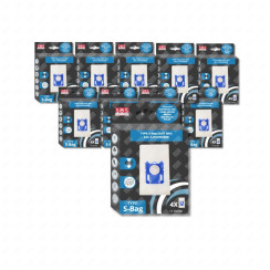 Lot of 10 boxes of 4 TYPE S-BAG bags