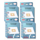 SET OF 4 BOXES OF 5 BAGS WITH 1 PRE-FILTER COUPE/COMPACT/GO/FORCE VACUUM CLEANER  - 78602600, 22422400