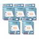 SET OF 5 BOXES OF 5 BAGS WITH 1 PRE-FILTER COUPE/COMPACT/GO/FORCE VACUUM CLEANER  - 78602600, 22422400
