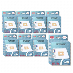 Set of 8 boxes of 5 bags with 1 pre-filter COUPE/COMPACT/GO/FORCE