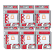 Set of 6 boxes of 4 microfiber bags H81