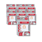 Set of 7 boxes of 4 microfiber bags H81