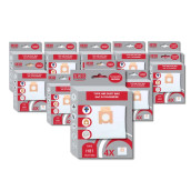 Set of 11 boxes of 4 microfiber bags H81