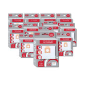 Set of 12 boxes of 4 microfiber bags H81