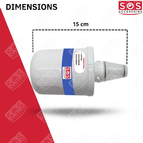 SET OF 5 WATER FILTERS AQUAPURE / APP100 REFRIGERATOR, FREEZER - 484000000513, DA29-00003G