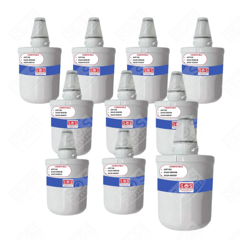 PACK OF 10 AQUAPURE WATER FILTERS / APP100 REFRIGERATOR, FREEZER - 484000000513, DA29-00003G