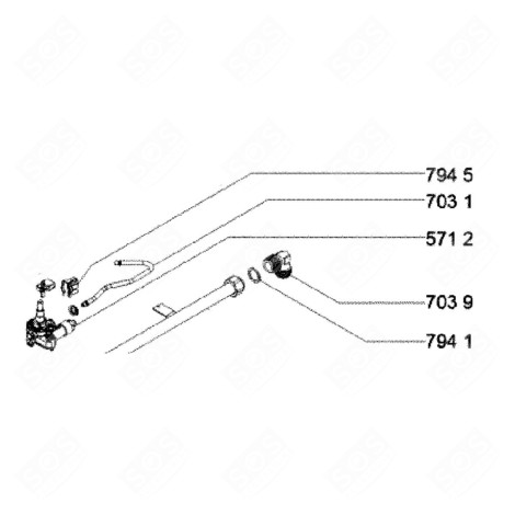 AUXILIARY RAMP (REFERENCE 7031) ELECTRIC / GAS HOBS - 481010628247