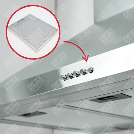 METAL FILTER (ANTI-FAT) 252X300MM EXTRACTOR HOOD - C00050409