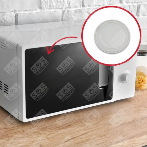 GLASS MICROWAVE TURNTABLE DIA245MM (WITHOUT CENTRE LUG) MICROWAVE OVENS - 3390W1G005D