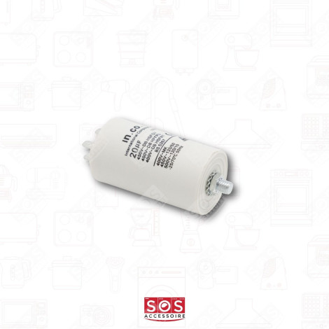 CONDENSER 20 MF 450V WASHING MACHINES - 481981729153