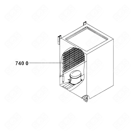 CONDENSER REFRIGERATOR, FREEZER - 481951148681