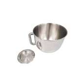 Stainless steel bowl + base