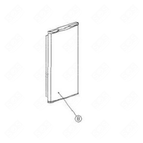 FRIDGE DOOR REFRIGERATOR, FREEZER - 482000012751