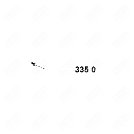 THERMOSTAT BUTTON REFRIGERATOR, FREEZER - 481241359221