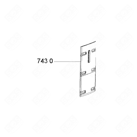 COVER REFRIGERATOR, FREEZER - 481244079246