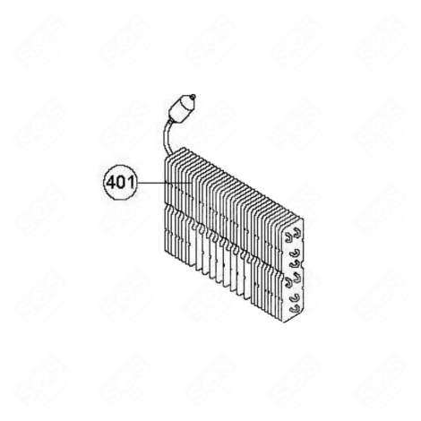 EVAPORATOR REFRIGERATOR, FREEZER - 482000096464