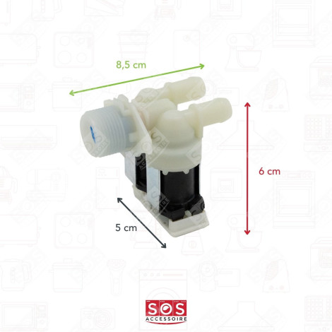 2-WAY SOLENOID VALVE 90° WASHING MACHINES - 480111100199
