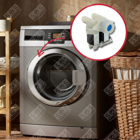 2-WAY SOLENOID VALVE 90° WASHING MACHINES - 480111100199